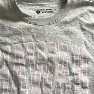 Olive Lynn Gray Hawaii Graphic Tee